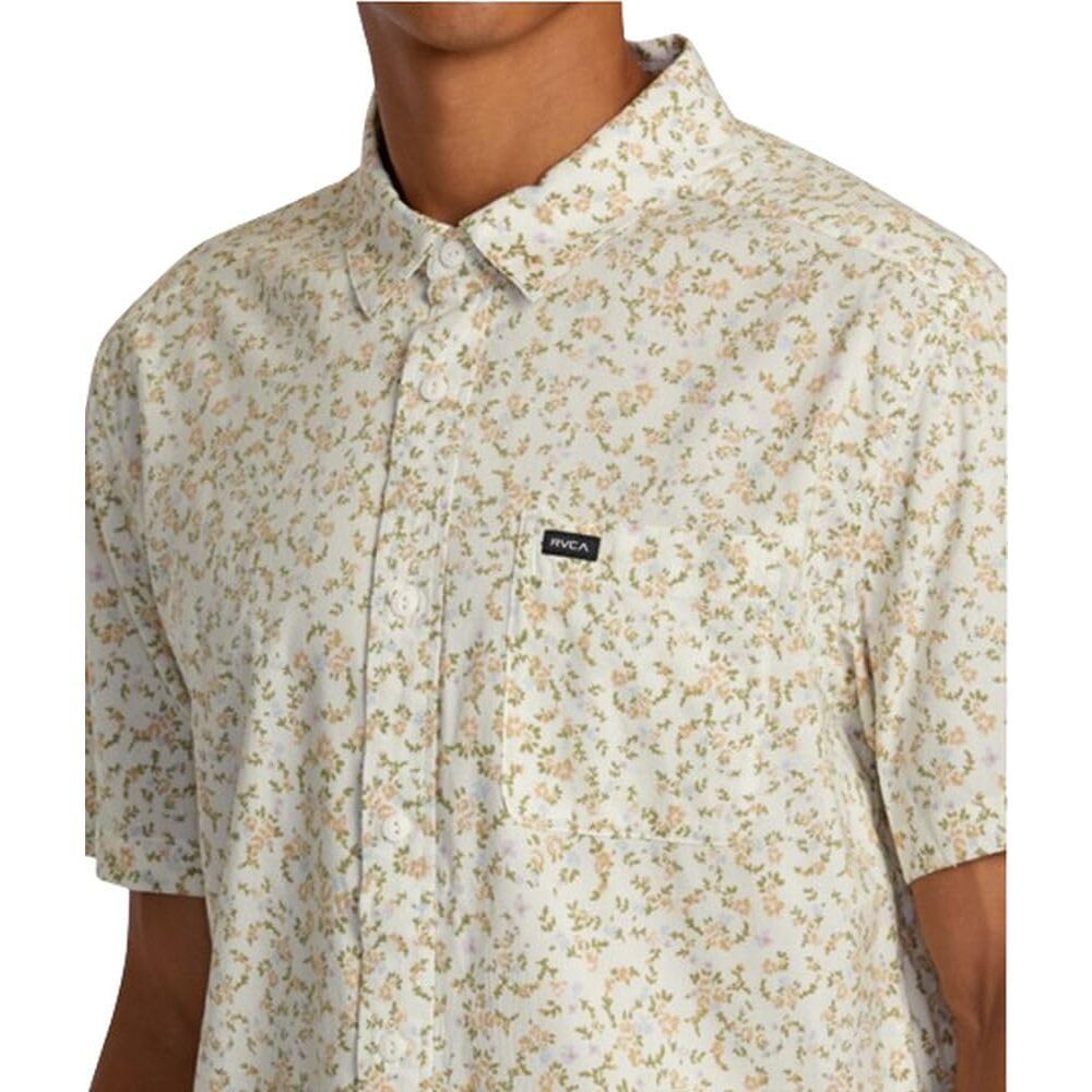 RVCA Men's Multicolor Floral Short Sleeve Button-Up Woven Shirt S NWT - Picture 5 of 7